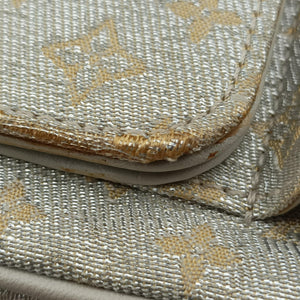 Pre-owned Louis Vuitton Shine McKenna Silver Monogram Shine M92362 shoulderbag | stylenewstar