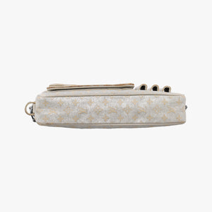 Pre-owned Louis Vuitton Shine McKenna Silver Monogram Shine M92362 shoulderbag | stylenewstar