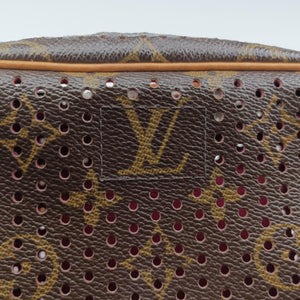 Pre-owned Louis Vuitton Mini Trocadero Brown x Fuchsia Monogram Perfo M95175 shoulderbag | stylenewstar