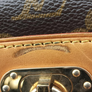 Pre-owned Louis Vuitton Mini Trocadero Brown x Fuchsia Monogram Perfo M95175 shoulderbag | stylenewstar