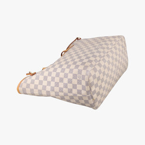 Pre-owned Louis Vuitton Neverfull MM Azur Damier Canvas N51107 shoulderbag | stylenewstar