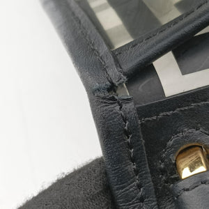 Vintage Fendi Kan I F Black PVC Coated Canvas 8BT234 shoulderbag | stylenewstar