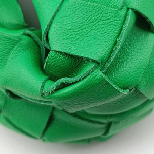 Pre-owned Bottega Veneta The Jodie Green lambskin handbag | stylenewstar