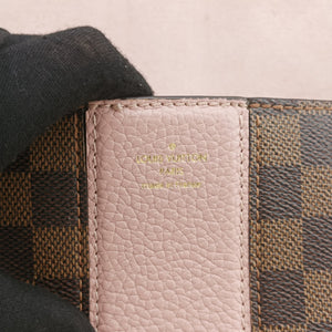 Pre-owned Louis Vuitton Wight EBENE×Magnolia Damier Canvas×Taurillon Leather N64418 shoulderbag | stylenewstar