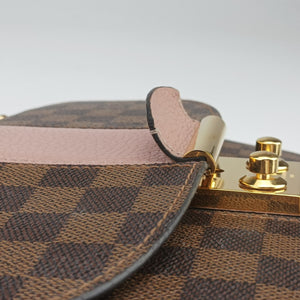 Pre-owned Louis Vuitton Wight EBENE×Magnolia Damier Canvas×Taurillon Leather N64418 shoulderbag | stylenewstar