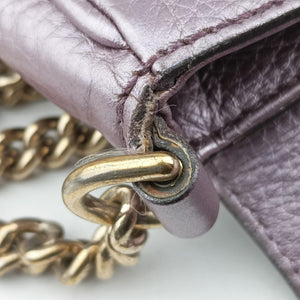 Pre-owned Gucci SOHO Purple Leather 336752 shoulderbag | stylenewstar