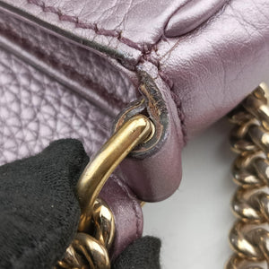 Pre-owned Gucci SOHO Purple Leather 336752 shoulderbag | stylenewstar