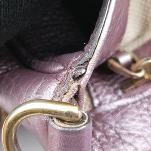 Pre-owned Gucci SOHO Purple Leather 336752 shoulderbag | stylenewstar
