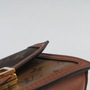 Pre-owned Louis Vuitton Portefeuille Dauphine Brown Monogram Reverse M68746 shoulderbag | stylenewstar