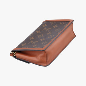 Pre-owned Louis Vuitton Portefeuille Dauphine Brown Monogram Reverse M68746 shoulderbag | stylenewstar