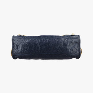 Pre-owned Balenciaga Classic City Mini Navy lambskin shoulderbag | stylenewstar