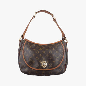 Pre-owned Louis Vuitton TULUM PM Brown Monogram Canvas M40076 shoulderbag | stylenewstar