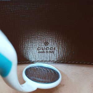 Pre-owned Gucci Jackie 1961 GG Supreme brown x beige PVC coated canvas×Leather 637092 handbag | stylenewstar