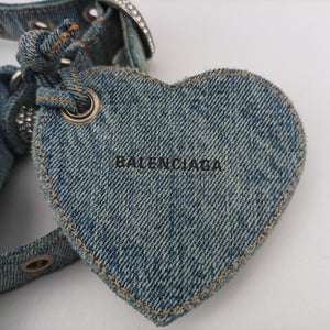 Vintage Balenciaga Le Cagole Blue denim shoulderbag | stylenewstar