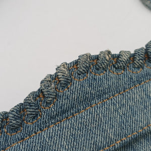 Vintage Balenciaga Le Cagole Blue denim shoulderbag | stylenewstar