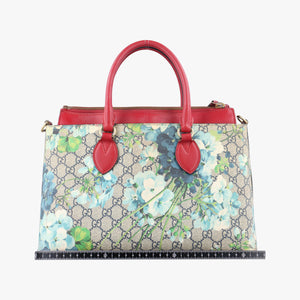 Pre-owned Gucci GG Blooms beige×Red×Multicolour PVC coated canvas×Leather 409534 shoulderbag | stylenewstar