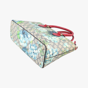 Pre-owned Gucci GG Blooms beige×Red×Multicolour PVC coated canvas×Leather 409534 shoulderbag | stylenewstar