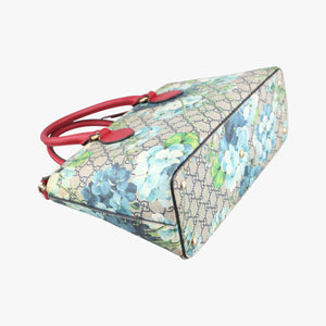 Pre-owned Gucci GG Blooms beige×Red×Multicolour PVC coated canvas×Leather 409534 shoulderbag | stylenewstar