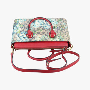 Pre-owned Gucci GG Blooms beige×Red×Multicolour PVC coated canvas×Leather 409534 shoulderbag | stylenewstar
