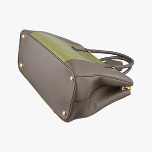Vintage Prada Galleria Green SAFFIANO Leather B2274C handbag | stylenewstar