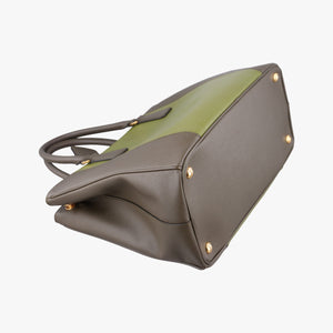 Vintage Prada Galleria Green SAFFIANO Leather B2274C handbag | stylenewstar