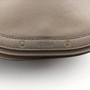 Secondhand Chloe Bracelet Nile Greige Leather shoulderbag | stylenewstar