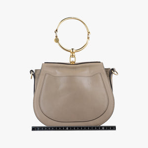 Secondhand Chloe Bracelet Nile Greige Leather shoulderbag | stylenewstar