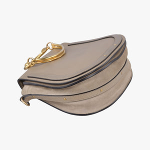 Secondhand Chloe Bracelet Nile Greige Leather shoulderbag | stylenewstar