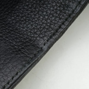 Pre-owned Gucci 1973 Double G Black Leather 251821 shoulderbag | stylenewstar