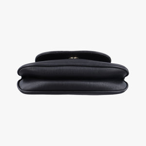 Pre-owned Gucci 1973 Double G Black Leather 251821 shoulderbag | stylenewstar