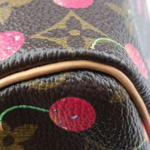 Pre-owned Louis Vuitton Speedy 25 Monogram Cherry Monogram Canvas M95009 handbag | stylenewstar