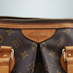 Pre-owned Louis Vuitton PALERMO PM brown Monogram Canvas M40145 shoulderbag | stylenewstar