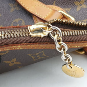 Pre-owned Louis Vuitton PALERMO PM brown Monogram Canvas M40145 shoulderbag | stylenewstar