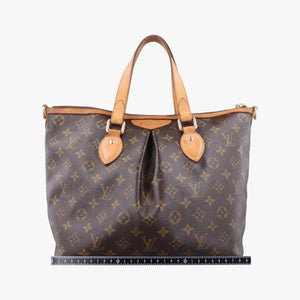 Pre-owned Louis Vuitton PALERMO PM brown Monogram Canvas M40145 shoulderbag | stylenewstar