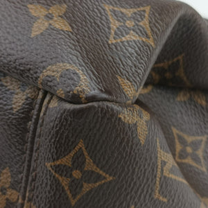 Pre-owned Louis Vuitton PALLAS Brown×CERISE Monogram Canvas×calf leather M41175 shoulderbag | stylenewstar