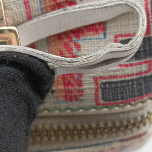 Vintage Fendi Zucca Boston White x Multicolor PVC coated canvas 8BL068 handbag | stylenewstar