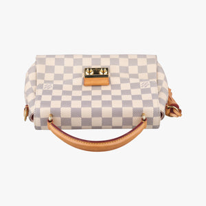 Pre-owned Louis Vuitton Croisette Azure Damier canvas N41581 shoulderbag | stylenewstar