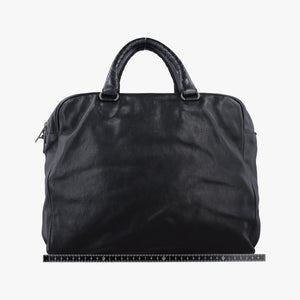Pre-owned Bottega Veneta Intrecciato Black lambskin shoulderbag | stylenewstar