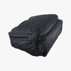 Pre-owned Bottega Veneta Intrecciato Black lambskin shoulderbag | stylenewstar