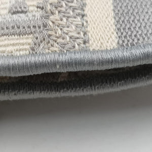 Pre-owned Christian Dior Saddle Grey jacquard bum bag/waist bag | stylenewstar