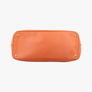 Secondhand Prada Galleria Orange SAFFIANO Leather BN1844 handbag | stylenewstar