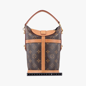 Pre-owned Louis Vuitton DUFFLE brown Monogram Canvas M43587 shoulderbag | stylenewstar