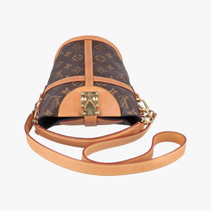 Pre-owned Louis Vuitton DUFFLE brown Monogram Canvas M43587 shoulderbag | stylenewstar