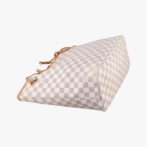 Secondhand Louis Vuitton Neverfull MM Azur Damier Canvas N51107 shoulderbag | stylenewstar