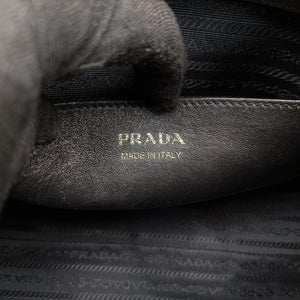 Pre-owned Prada Esplanade Grey SAFFIANO Leather 1BA046 handbag | stylenewstar