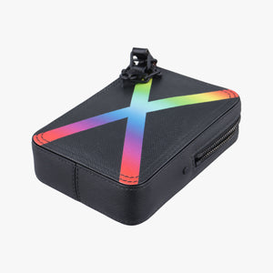 Pre-owned Louis Vuitton Danube Messenger black×multicolor Taiga M30332 shoulderbag | stylenewstar