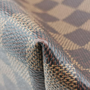 Pre-owned Louis Vuitton Daypack Clapton EBENE×CREME Damier Canvas×calf leather N42259 backpack/rucksack | stylenewstar