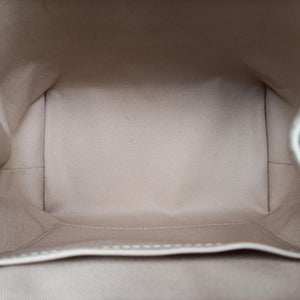 Pre-owned Louis Vuitton Daypack Clapton EBENE×CREME Damier Canvas×calf leather N42259 backpack/rucksack | stylenewstar