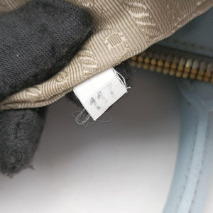 Pre-owned Prada Galleria Blue SAFFIANO Leather BN1786 handbag | stylenewstar