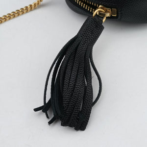Pre-owned Yves Saint Laurent baby lou Black Leather 635088 shoulderbag | stylenewstar